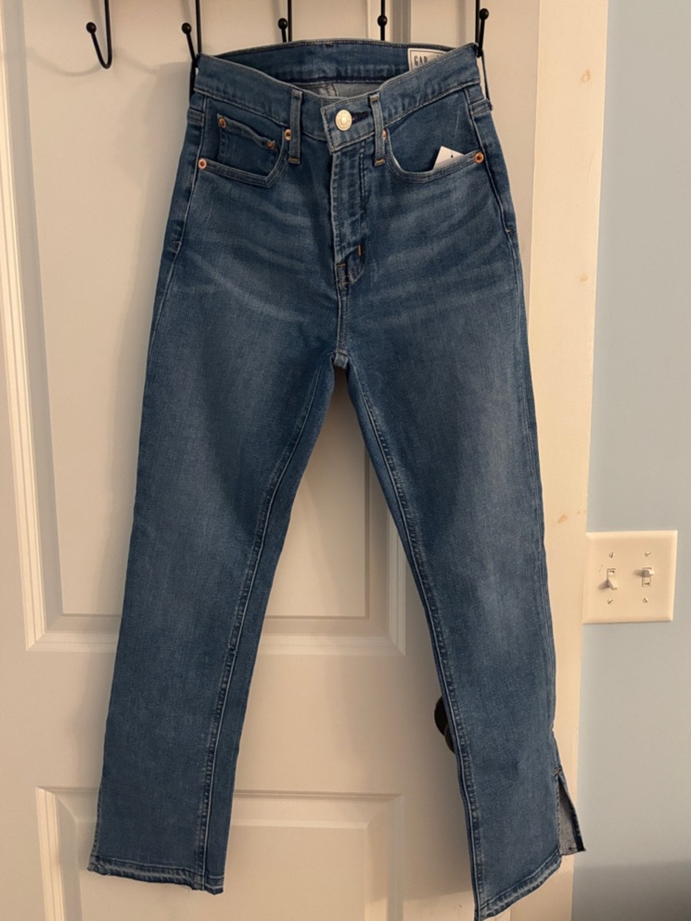 GAP Factory High-Rise, Vintage,  Straight-Leg Jeans